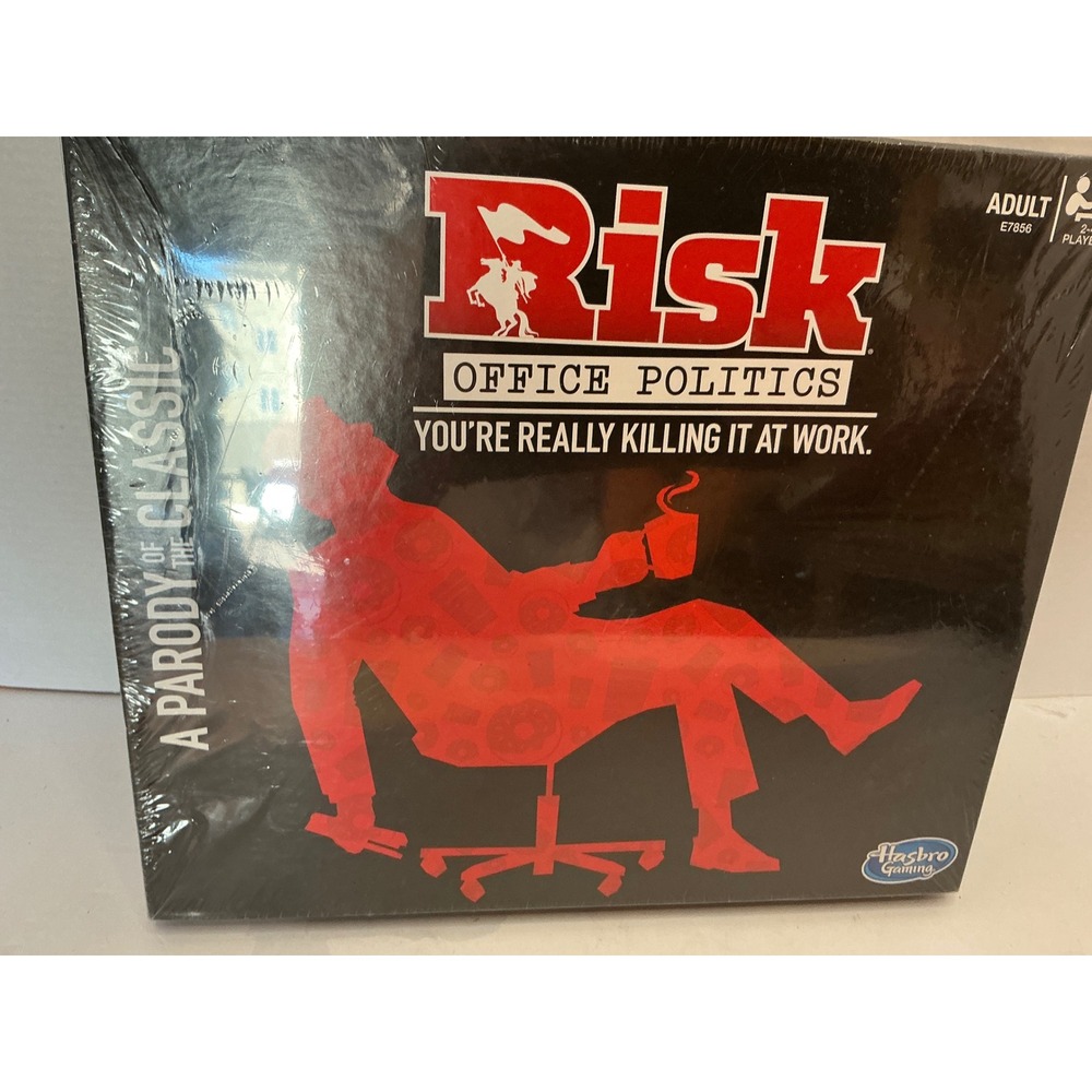 Hasbro Risk Office‎ Politics Board Game Adult Parody Strategy Seize Office NWT